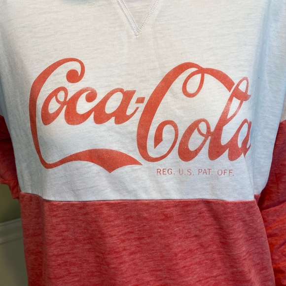 Coca Cola Long Sleeve Cropped T, 1954 Coke Bottle! - Picture 3 of 16